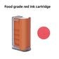 Food grade red ink cartridge for the handheld food printer with red color swatch