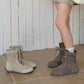 Summer canvas top breathable all-match Korean-style training shoes and boots
