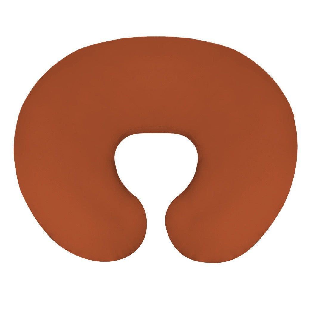 Terracotta solid U-shaped pillowcase, option Terracotta Pillowcase