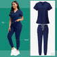 Scrubs Women Beauty SPA Uniform Pet Clinic Store Veterinary Dentistry Work Clothes Set High-Quality Medical Nurse Uniform Unisex