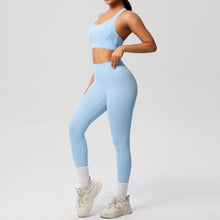 Workout-Set Nahtlose Leggings Sport-BH