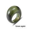 Green Agate Round