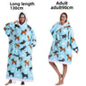 Blue Dog / Extra long 130cm one size fits all | 51 in