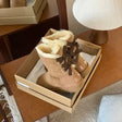 Chestnut Double Ribbon Thin Sole