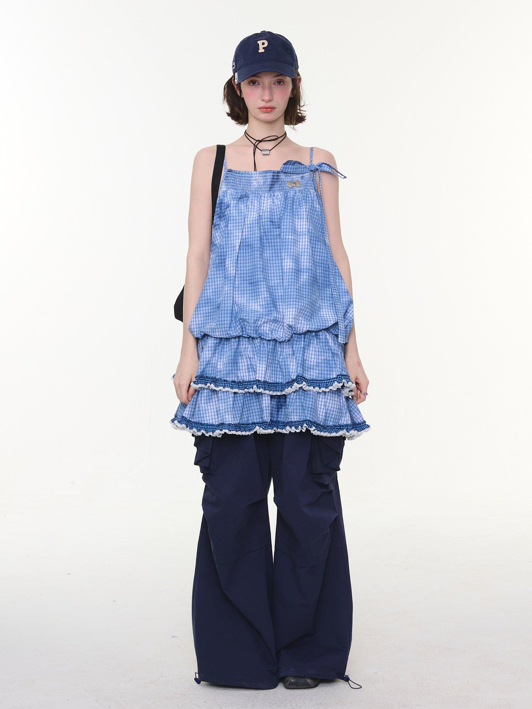Detail of the soft lace hem against bare legs in afternoon light