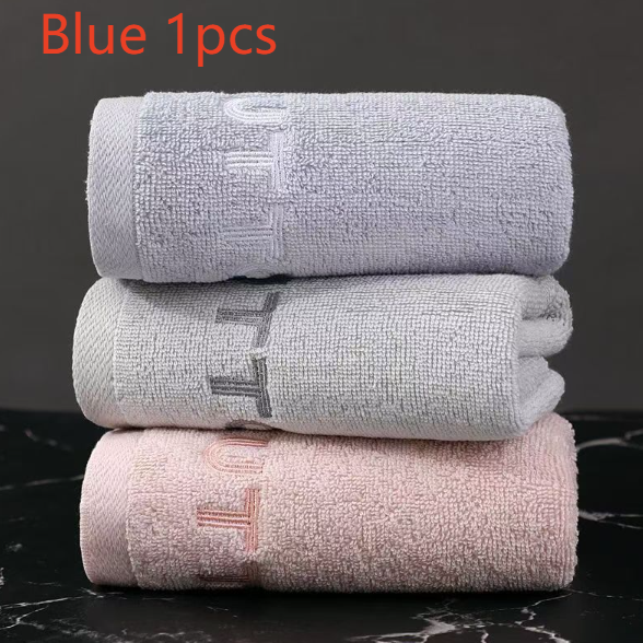 Thick cotton hand towel with a low lint plain weave for the face and hands