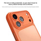 Phone case camera cutout with precise openings for the iPhone 17 and 18 lenses