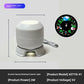 Rotating projector light with USB cable and a snowman and Christmas tree pattern disc, plug-in model