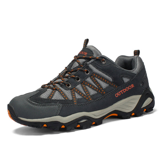 Unisex Outdoor Lace Up Hiking Shoes