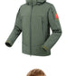Mens Windproof Waterproof Fleece Lined Hooded Jacket