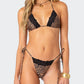 Lace Bikini Set with Tie | in context home setting