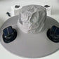 Solar Usb Fan Hat with Dual | back view