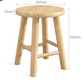 Finish options for the wooden low stool in log wood, walnut and black