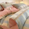 Waffle life / 1.8m fitted sheet set of four