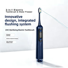 Portable Electric Dental Flosser with Toothbrush