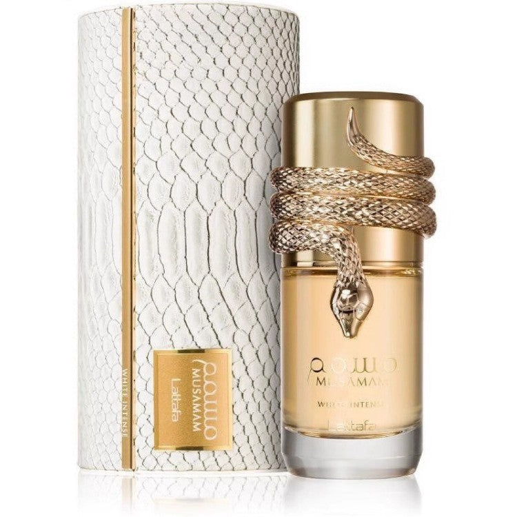 Lattafa Musk Arabian Eau de Parfum | side profile angle shot