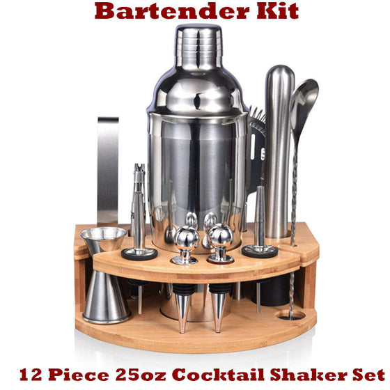 Stainless Steel Cocktail Shaker Bar Tool Set