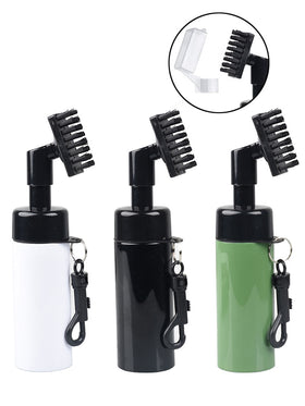 Golf Club Cleaning Spray Brush with Bag Clip