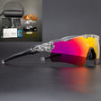 Transparent Frame Red Lens 5lens