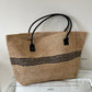 Raffia Hand-Woven Tote Bag | natural light styling shot