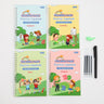 4pcs 1PenBody 5Refills 1Grip A