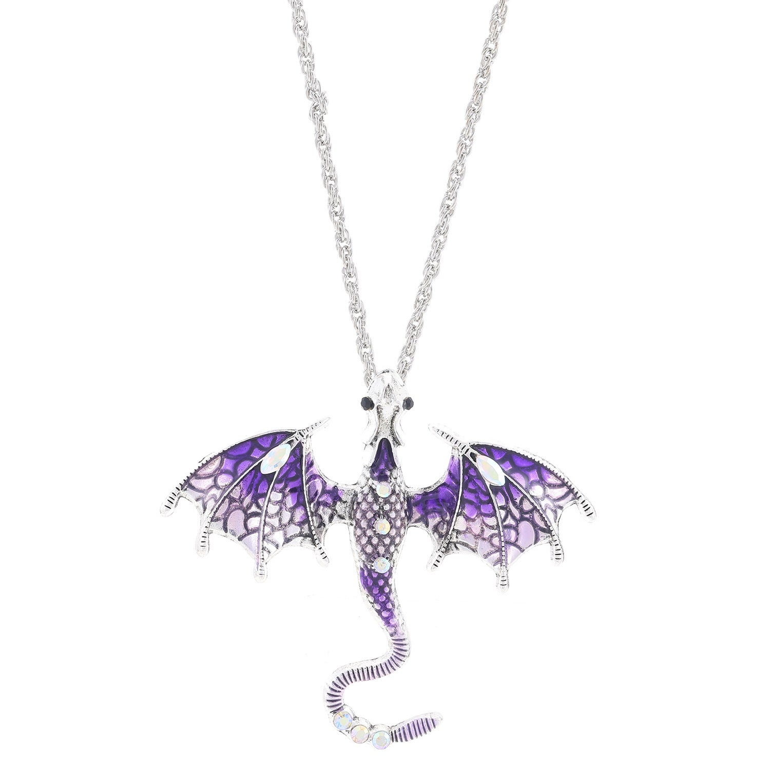 Retro Dragon Pendant Necklace | packaging and what is included
