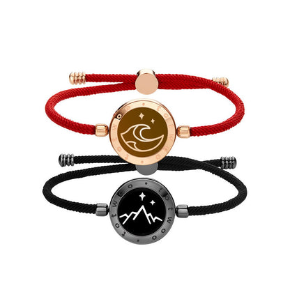 Totwoo smart interactive bracelet front view showing slim wrist band
