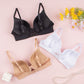 Push-up molded cup bra with underwire, adjustable straps and a rear hook closure, product view