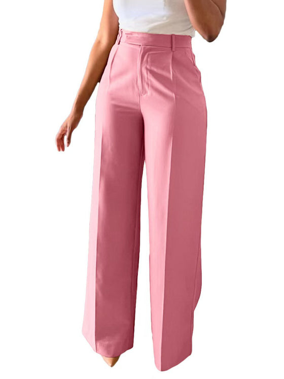 High Waist Straight Leg