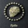 Handmade Pyrite Crystal Beaded