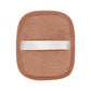 Reusable makeup remover pad shown flat with the plush face up on a plain background
