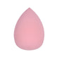 Makeup sponge set with teardrop and olive foam blenders and soft velvet powder puffs