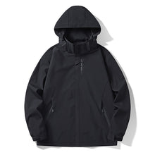 Mens Windproof Waterproof Hooded Jacket