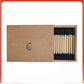 Macro detail of the soft fiber tips on a reusable double-headed makeup swab