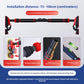 Reverse rotation locking mechanism on the adjustable door frame pull-up bar