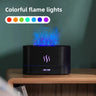 Black / USB Powered Rainbow Flame