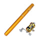 Portable Aluminum Fishing Rod with Reel