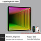 RGB infinity mirror lamp glowing multicolor as a bar and lounge light feature