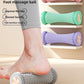 Side profile of the foot massage roller showing the studded rolling barrel