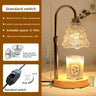 UK Plug / Iridescent Cover Lift Wooden Base Switch
