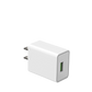 10W USB wall charger held in hand for size reference