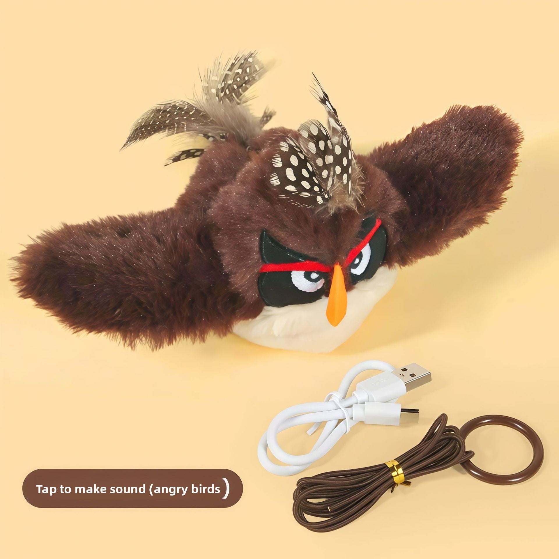 Electric Bird Cat Toy | soft lighting studio shot