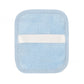 Reusable makeup remover pad shown flat with the plush face up on a plain background