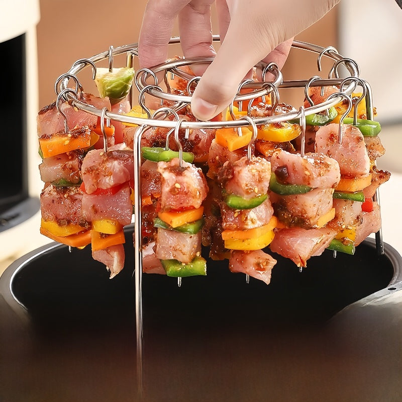 Air Fryer Barbecue Grill with Skewers