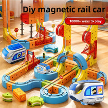 DIY Magnetic Rail Track Set with Electric Railcar