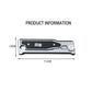 Product information diagram of the closed folding pocket knife measuring 11.3 cm long and 2.9 cm wide