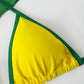 Brazilian Color Block Bikini