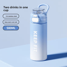 Dual-Use Stainless Steel Insulated Cup