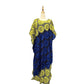 Round medallion openwork lace detail on the two tone boubou