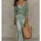 Casual Womens Knit Top and Skirt